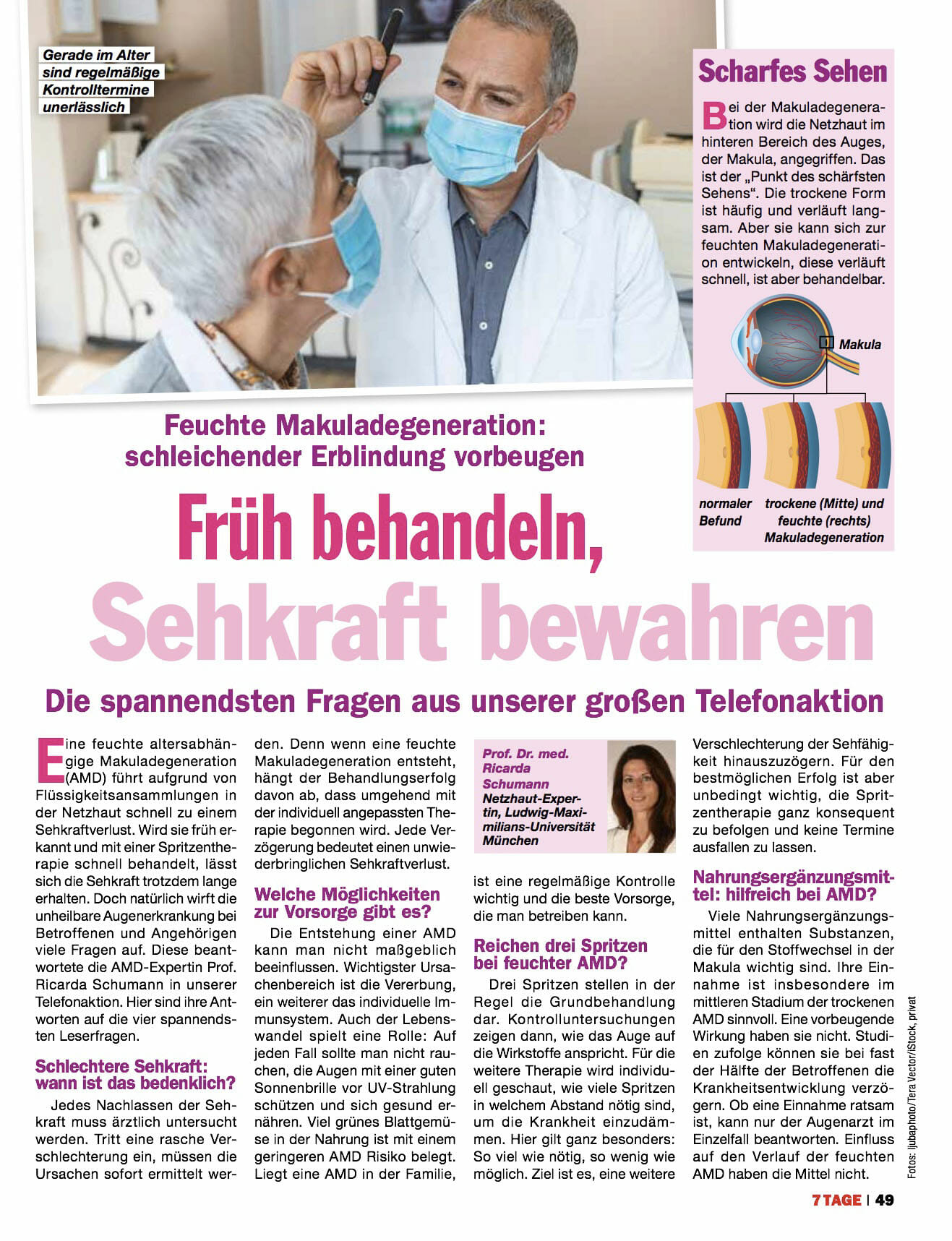 Früh behandeln, Sehkraft bewahren